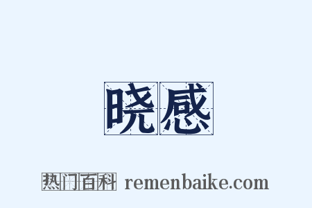 晓感是什么意思的图片